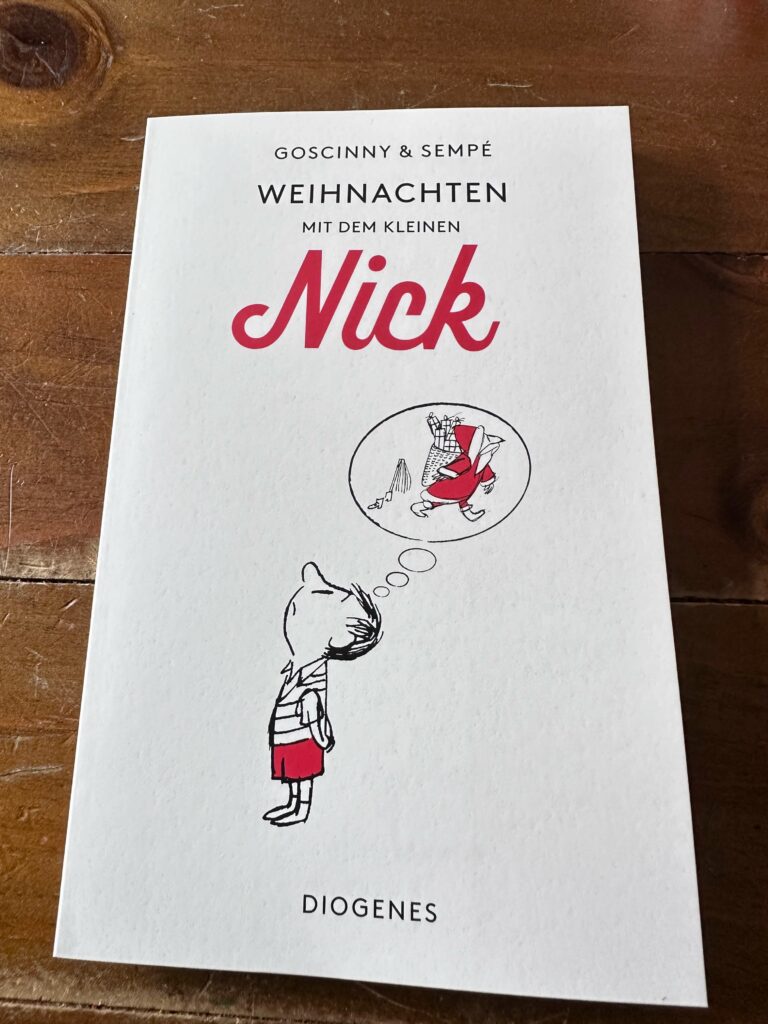Weihnachten mit dem kleinen Nick- Goscinny und Sempe Rezi auf dunkelrot.de