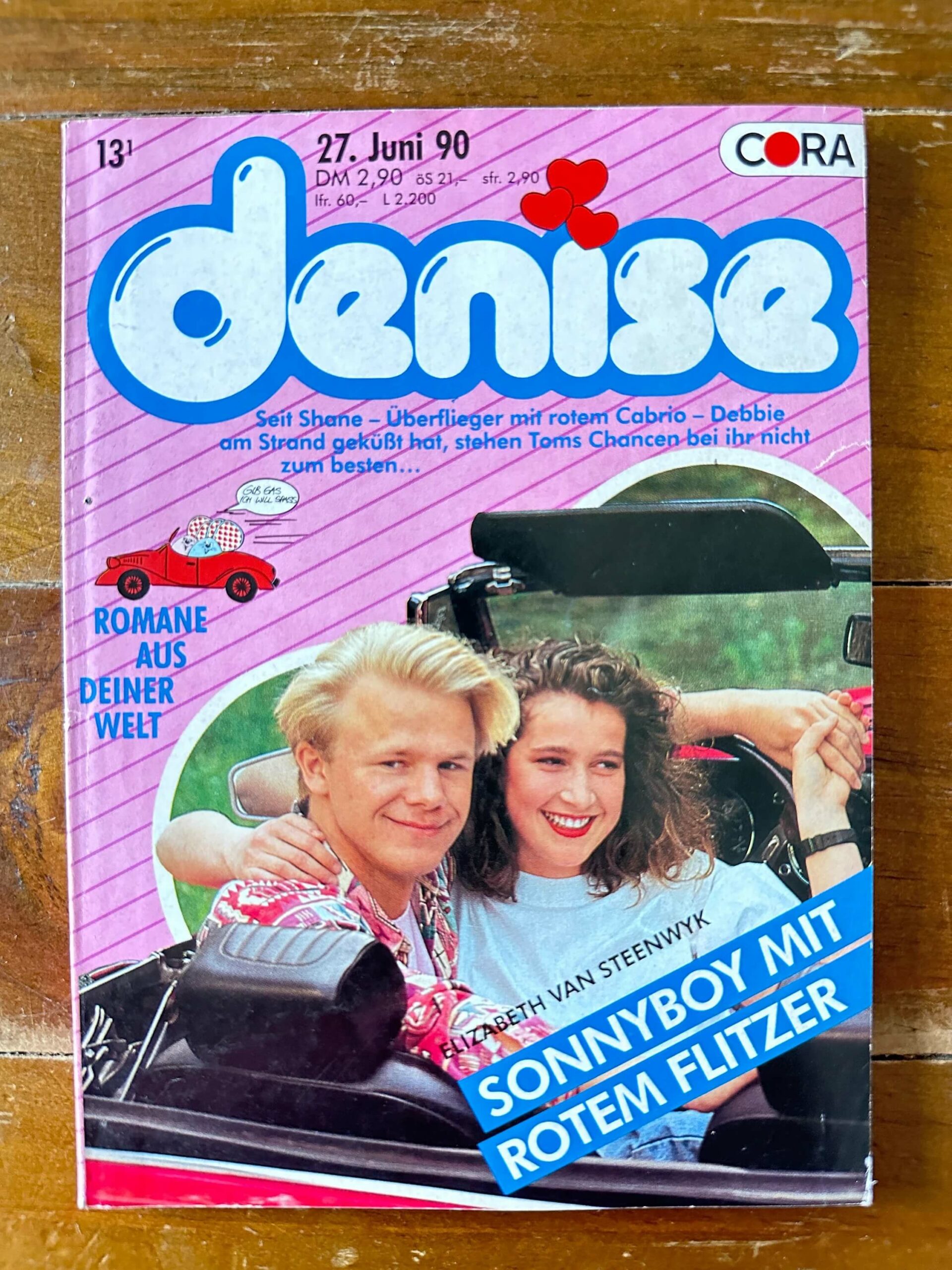 Liebesromanheftchen der 90er-Jahre, redaktionelle Zeitreise auf dunkelrot.de