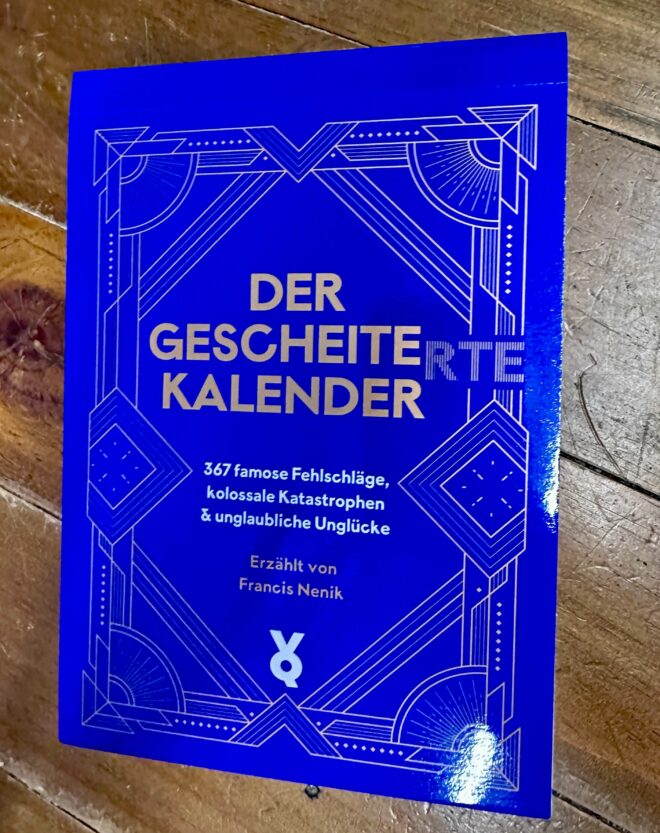 Der gescheiterte Kalender- Francis Nenik Rezi auf dunkelrot.de