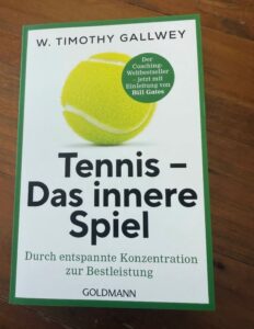 Buch über Tennis und mentale Stärke