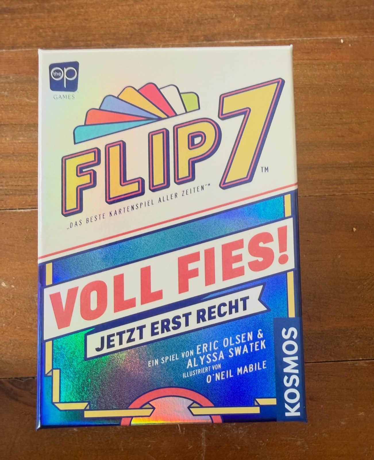 Flip 7 Voll fies Rezension: Kartenspiel Flip 7 – Voll fies! Jetzt erst recht von KOSMOS