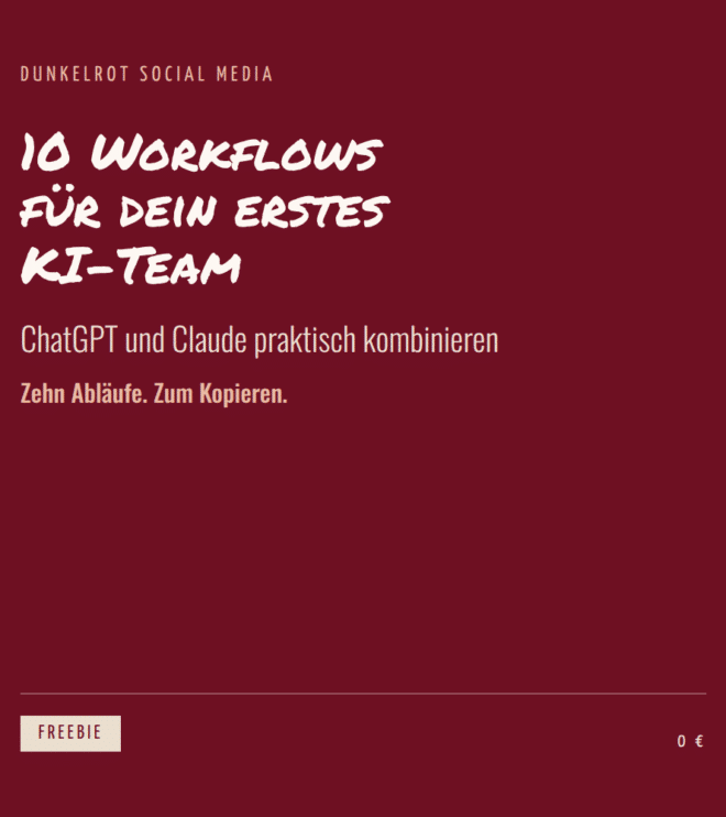 10 Workflows für dein erstes KI-Team