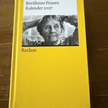 Berühmte Frauen Kalender 2027 von Reclam: Kalendercover