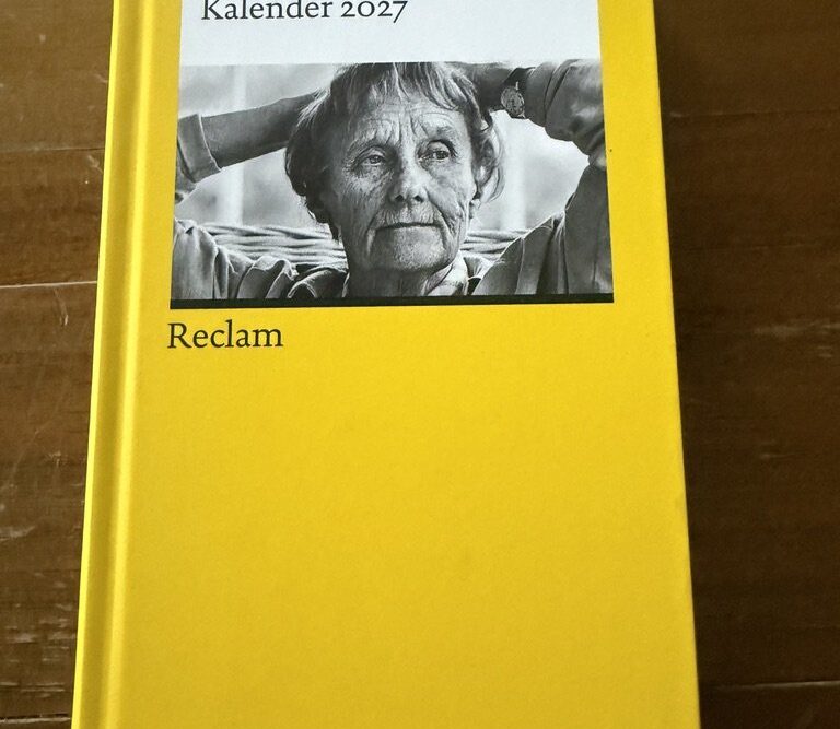 Berühmte Frauen Kalender 2027 von Reclam: Kalendercover
