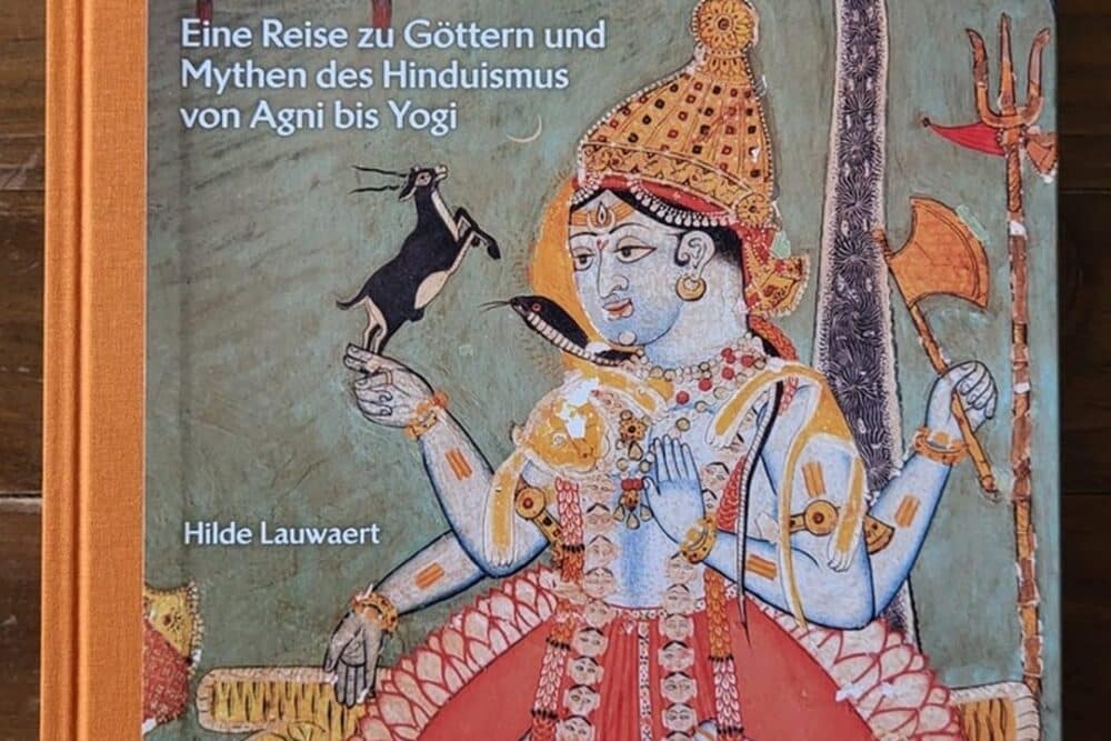 Indische Wandbilder Rezension: Cover des Bildbands von Hilde Lauwaert